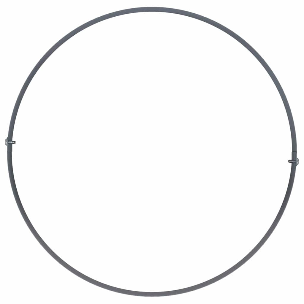 Gartenblumentopf Anthrazit 30 x 30 x 20 cm Stahl